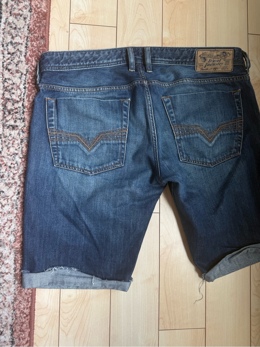 Diesel Zatiny Men’s Dark Blue Denim Shorts
